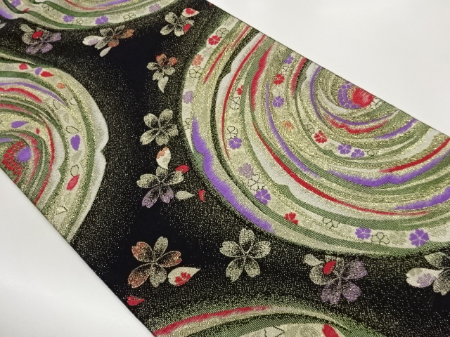 JAPANESE FUKURO OBI / WOVEN SPIRAL